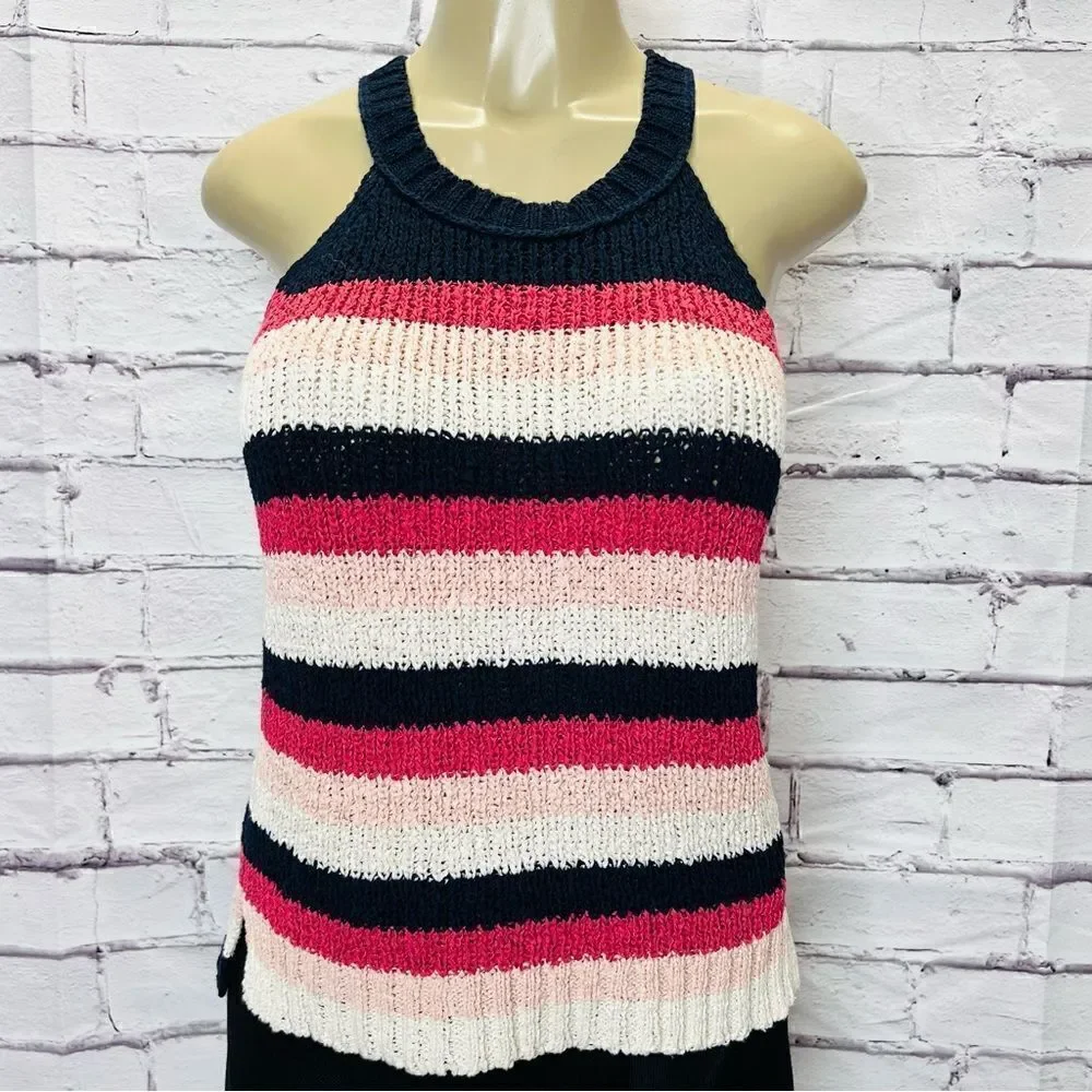 J.Crew Sweater tank in stripe size Small